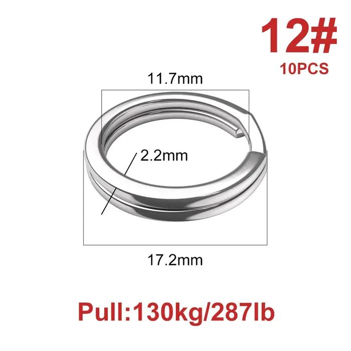 Noeby-anneaux fendus en acier inoxydable