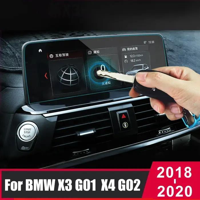 Pour BMW X3 X4 G01 G02 2018 2019 2020 verre trempé voiture Navigation Film de protection d'écran tab