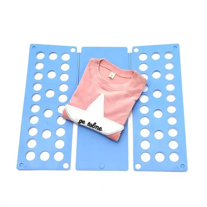 Planche à plier pour vêtements, adultes et enfants, dossier de vêtements, t-shirt, pull, évaluateurs, porte-vêtements T1, planche à plier rapide pour le linge