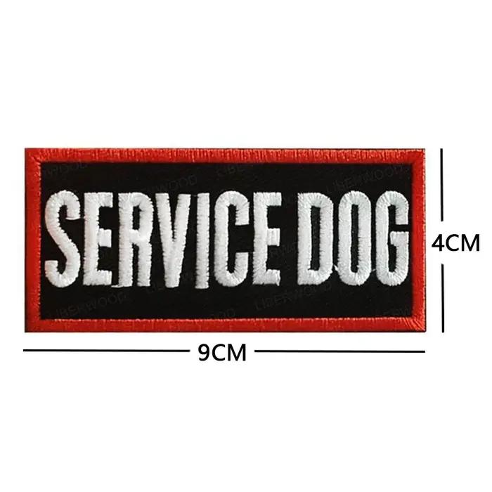 Thérapie de Service chien en formation soutien émotionnel Patch brodé K9 K-9 tactique Esa Badge Applique pour gilet avec boucle à crochet