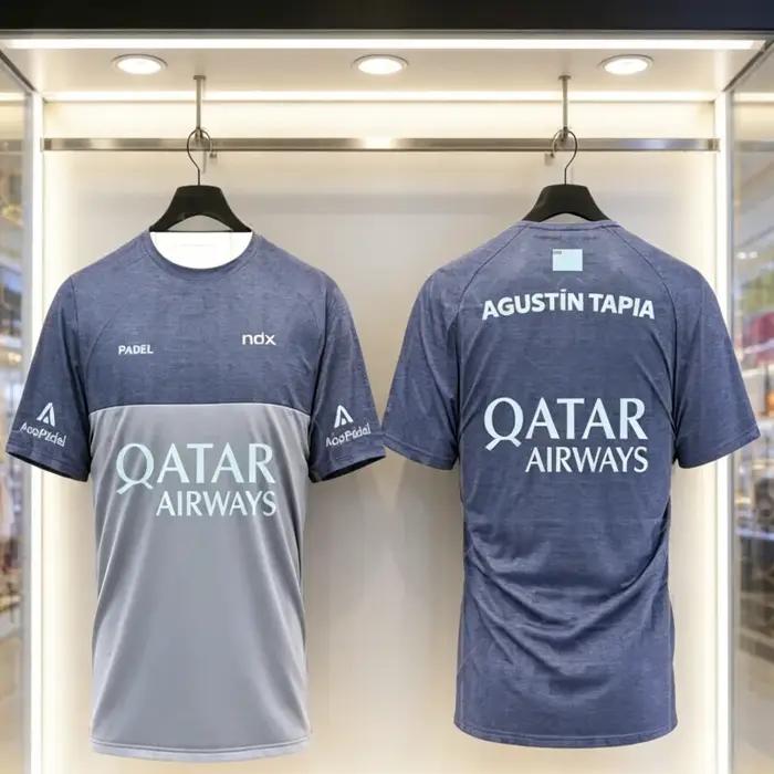 Nouveau T-shirt de Padel 2026 – Haut de Sport Décontracté à Manches Courtes pour Homme – Vêtement de