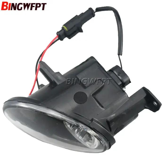Feu antibrouillard œil d'ange pour voiture, 2 pièces, lentille LED, feux de jour DRL 30W 6000LM 12V
