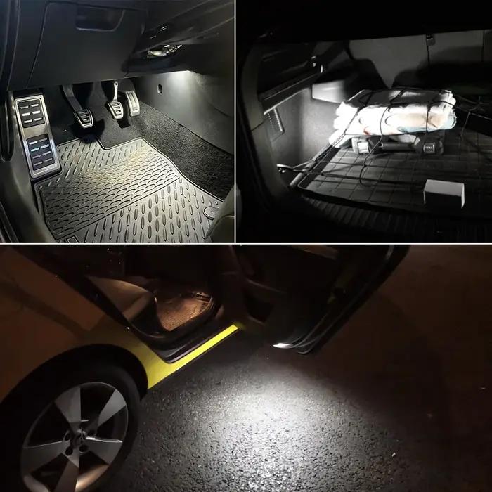Lampe de courtoisie LED blanche sous la porte, lumière de plancher, lampe de coffre, Audi A4, Horizo