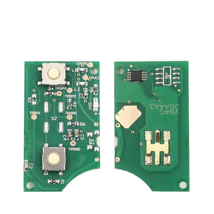 KEYYOU clé de voiture à distance pour VOLKSWAGEN VW Golf 4 5 Passat b5 b6 polo Touran 434MHz ID48 pu