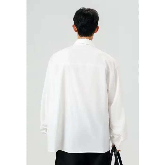 Chemises pour hommes, vêtements pour hommes, chemise grande taille, design simple, manches longues, décontractée, confortable, coupe tendance, pour hommes grands et corpulents