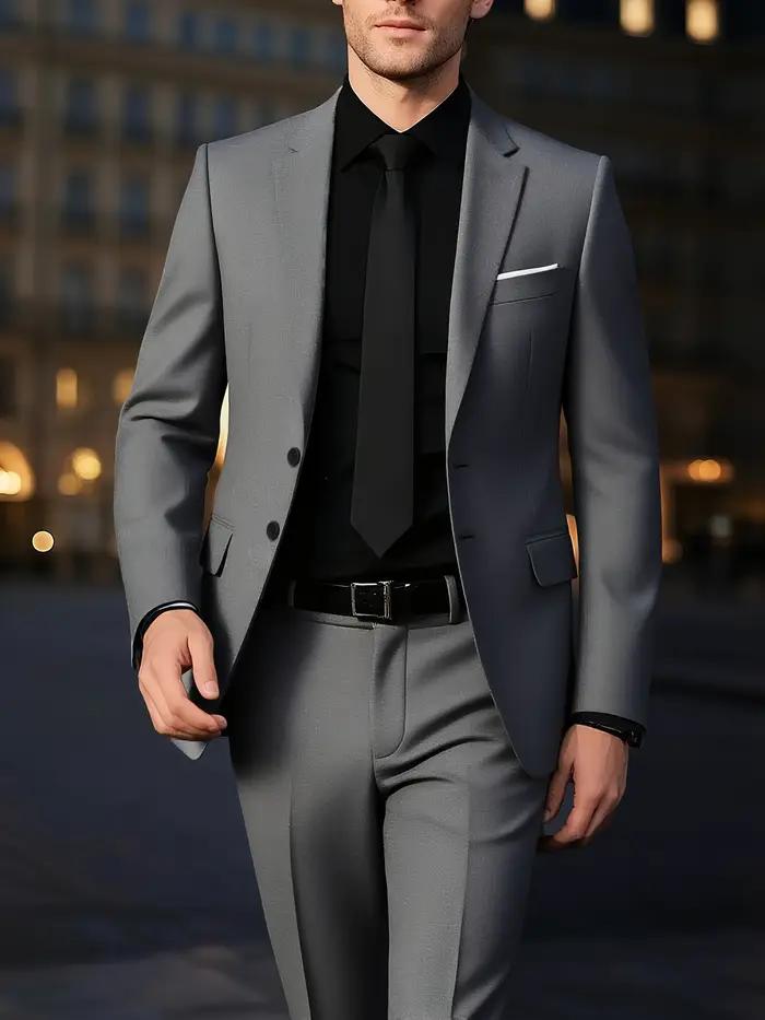 Costume 2 pièces bordeaux pour homme élégant et décontracté pour toutes les saisons occasions spéciales