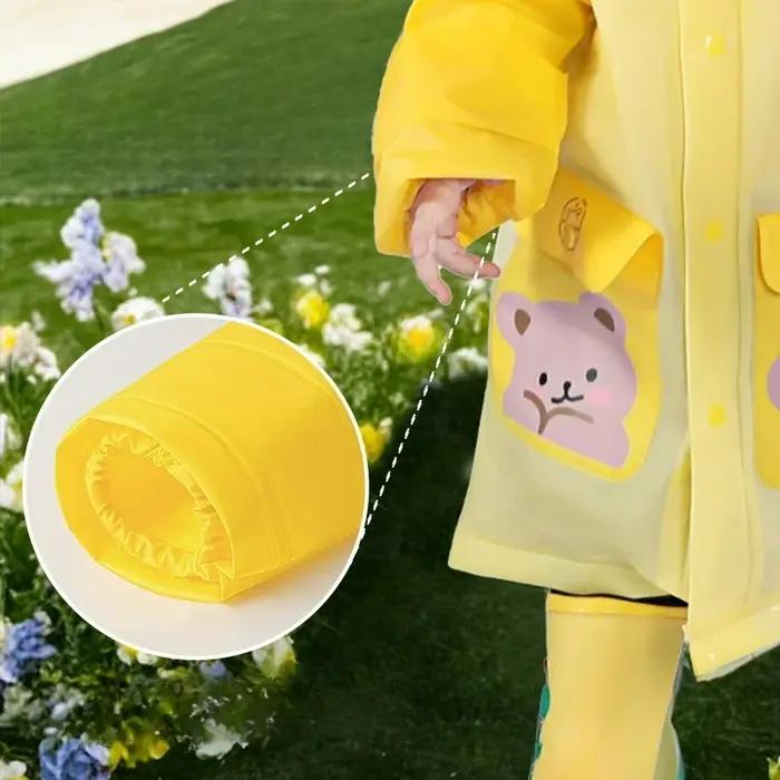 Imperméables pour enfants pour garçons et filles, costumes imperméables pour la maternelle et l'école, imperméable réfléchissant de dessin animé pour enfants, 1 pièce