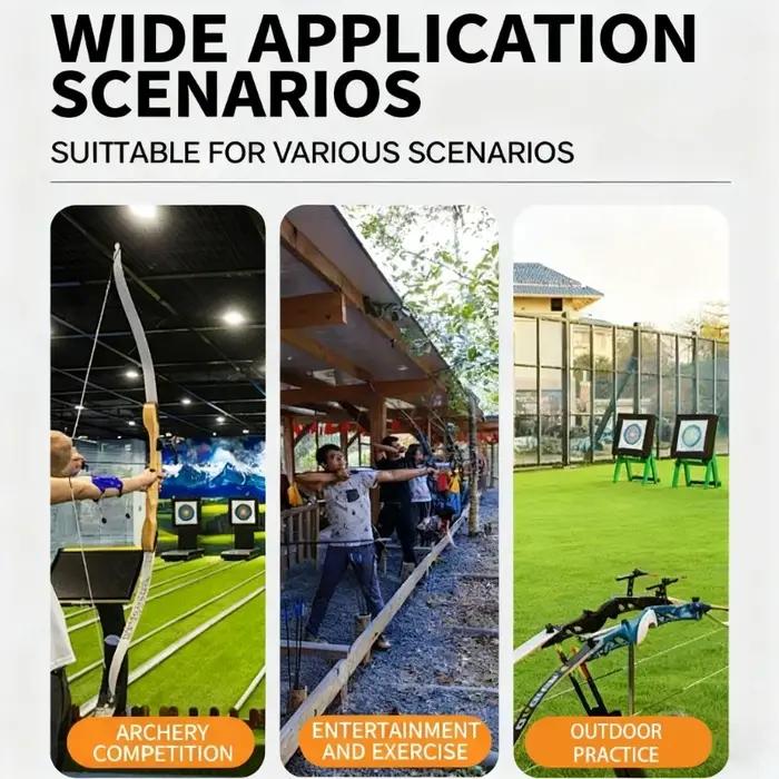 Ensemble cibles tir à l durables avec conception résistante aux intempéries pour pratique des tirs en plein air