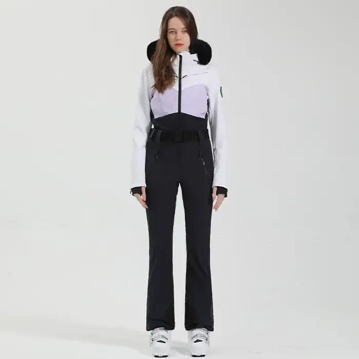 Ensemble de ski coupe-vent et imperméable pour femme