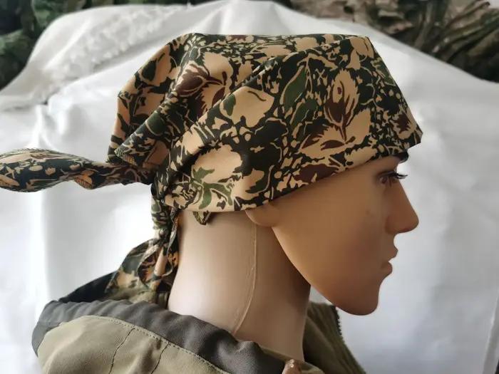 Foulard triangulaire camouflage russe EMR - Masque multifonction pour chasse et équitation