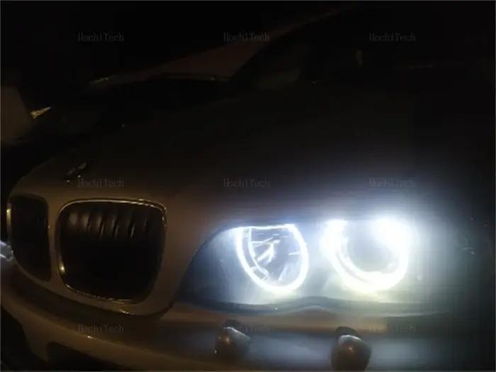Ampoules de feux de position LED pour BMW, 120W, Canbus Brave Free, Angel Eyes, BMW X5 Series E53 3.
