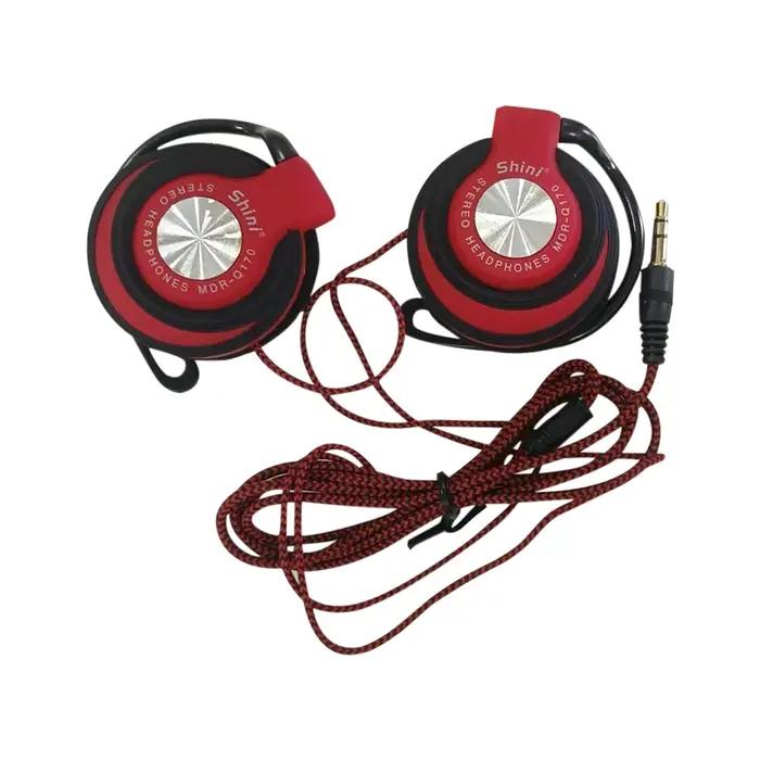 Écouteurs filaires avec crochet d'oreille réglable, casque HiFi RapBass, casque supra-auriculaire, écouteurs de musique, régularise le téléphone 3, MP4, 3.5mm