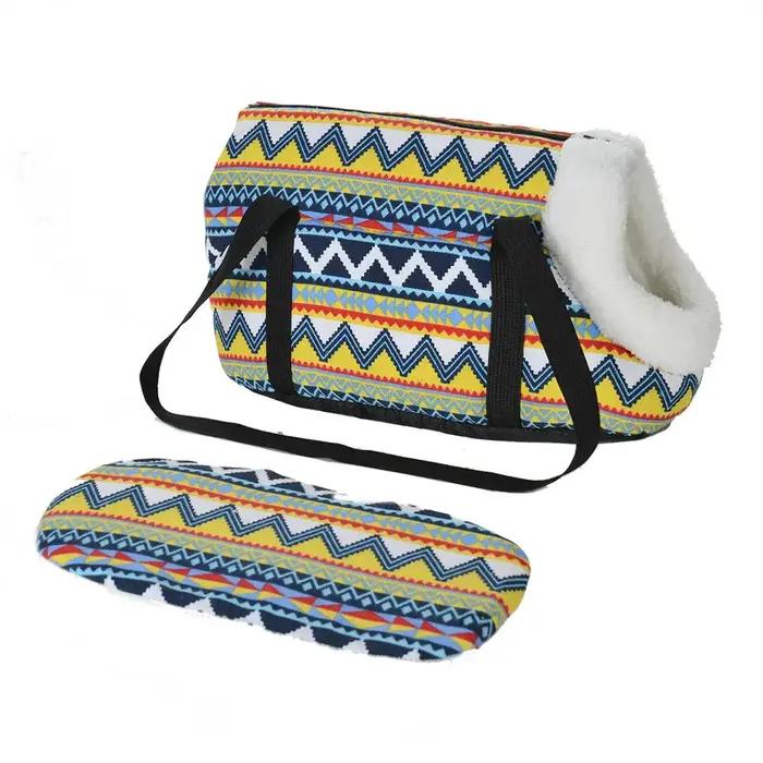 Porte-chien pour petits chiens chats Portable côté souple Yorkshire sac à dos hiver polaire chiot sa