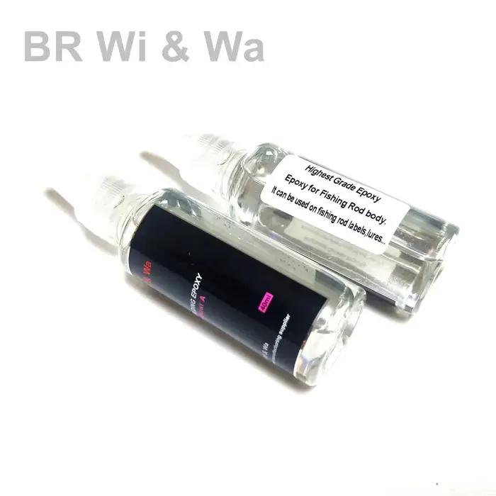 BR Wi & Wa résine époxy de haute qualité 1:1 AB colle cristal époxy pour bricolage peinture de canne