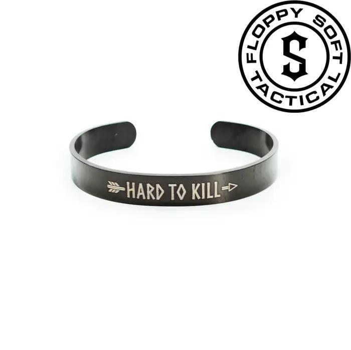 Accessoires de chasse tactiques, bracelet en acier inoxydable électro-plaqué BK, GBRS GROUP HARD TO KILL