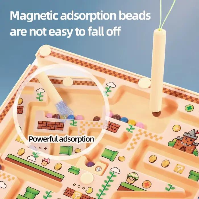 Un labyrinthe magnétique, un jouet de puzzle avancé pour enfants, qui améliore la pensée mathématiqu