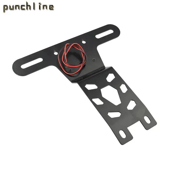 Support de plaque de planificateur d'enregistrement de feu arrière LED