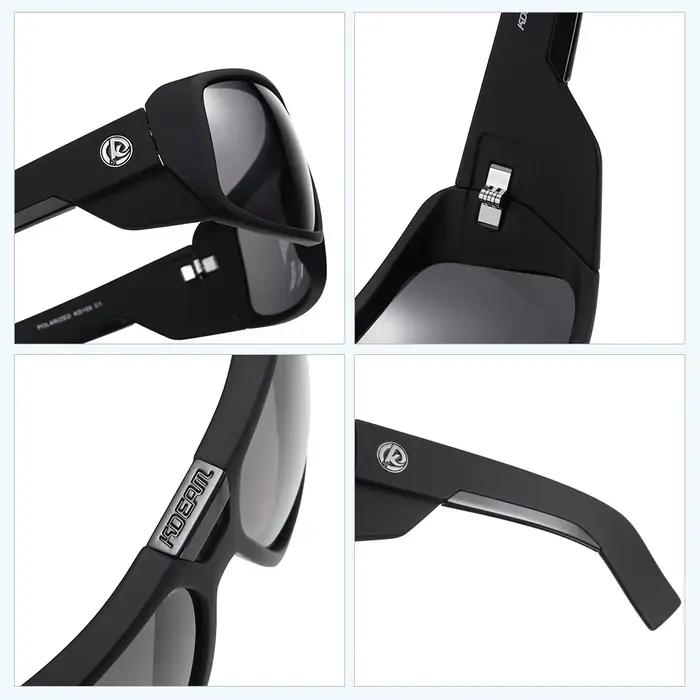 KDEAM Muscle Car Styling et performances sérieuses lunettes de soleil polarisées pour hommes lunette