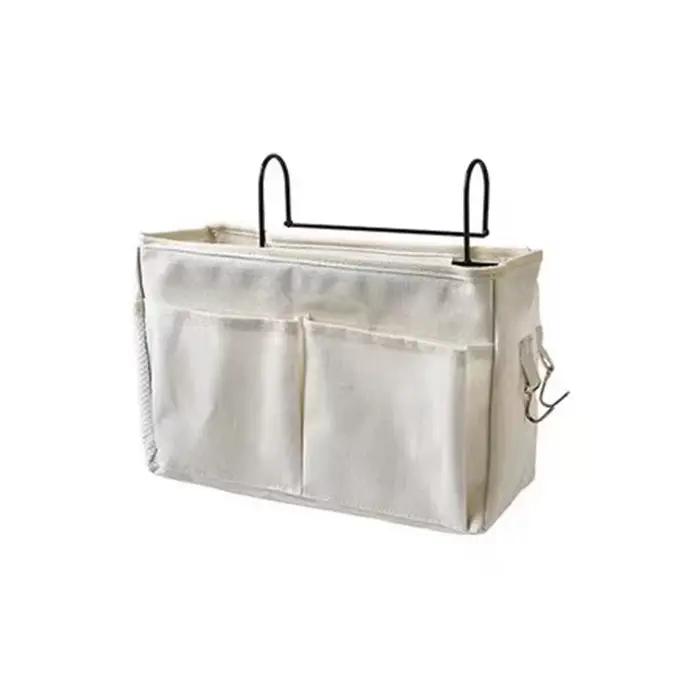 Organisateur de rangement de lit de chambre de bébé, support de rangement de chevet, panier de range