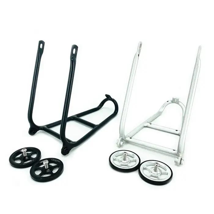 Brompton – porte-bagages arrière pliant en alliage d'aluminium, pour vélo, Type Q, Mini porte-bagage