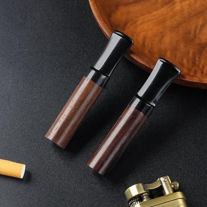 Porte-Cigarette avec filtre à charbon actif de 6MM, embout, accessoires spécialisés pour fumer, cade