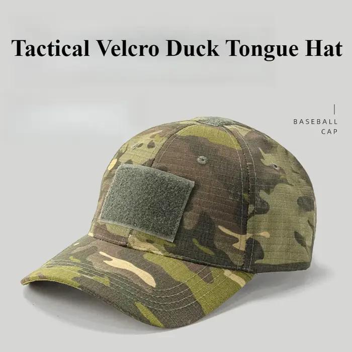 Casquette baseball tactique printanière avec patch velcro - Protection UV unisexe outdoor