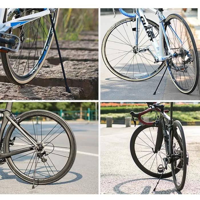 ROCKBROS-Support de stationnement antidérapant en carbone pour vélo, support de pied de vélo VTT, ac