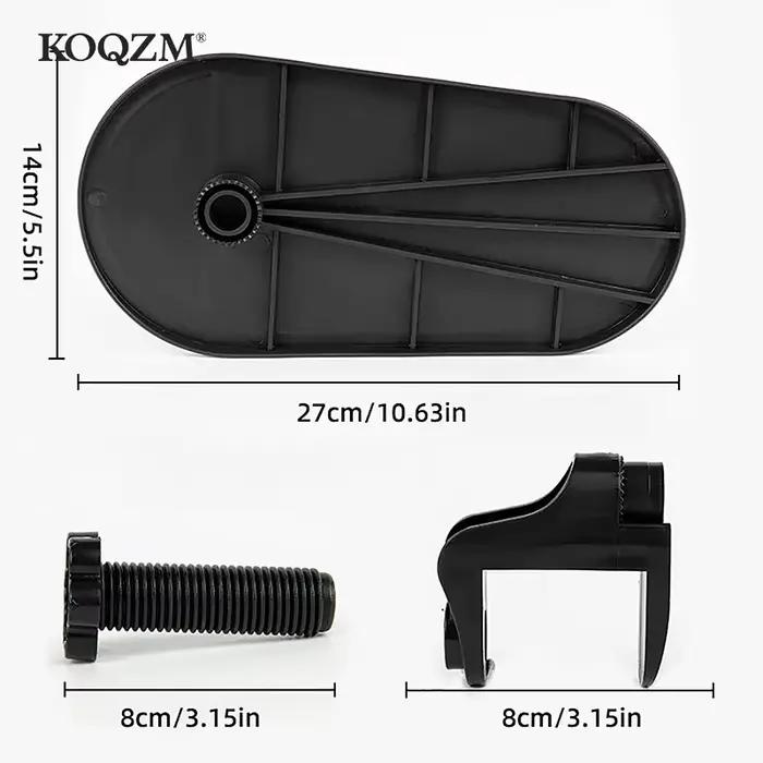 Repose-bras d'ordinateur pour bureau, Support de repose-poignet ergonomique réglable pour clavier, extension d'accoudoir, Support rotatif pour tapis de souris