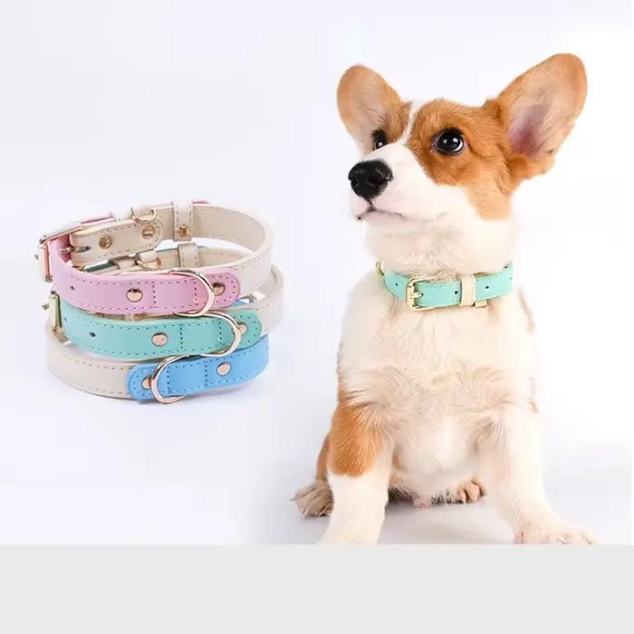 Collier pour chien, anneau de cou Anti-perte et Anti-éclaboussures en cuir