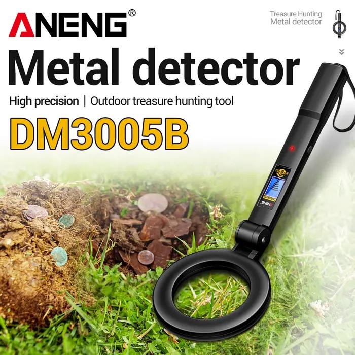 Détecteur de métaux de pointage de chasseur de trésors ANENG DM3005B