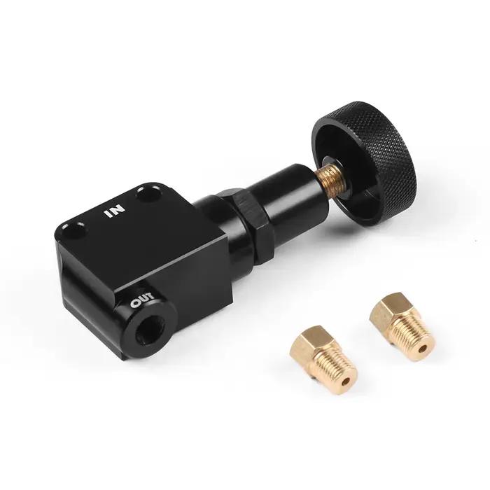 Régulateur de pression de vanne de dosage de biais de frein 1/8-27 NPT pour le Type de bouton à vis