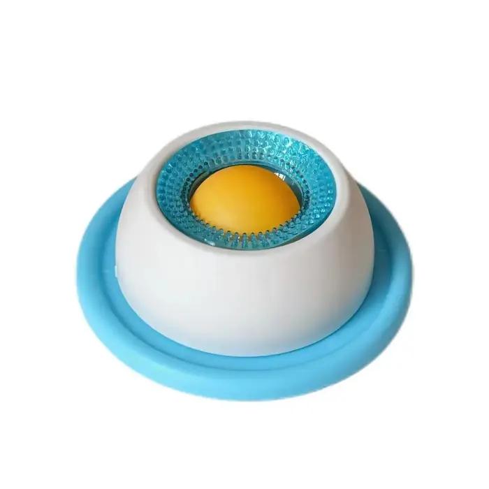 Tapis de léchage pour chien avec boule rotative pour alimentation lente | Jouet pour chiot en forme de pot de yaourt à