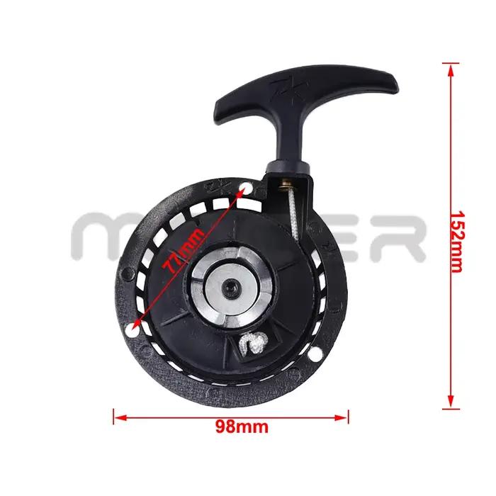 Démarreur à tirette facile en aluminium pour Pocket Bike 47cc 49cc 2 temps, Mini Moto, ATV, Quad, Di