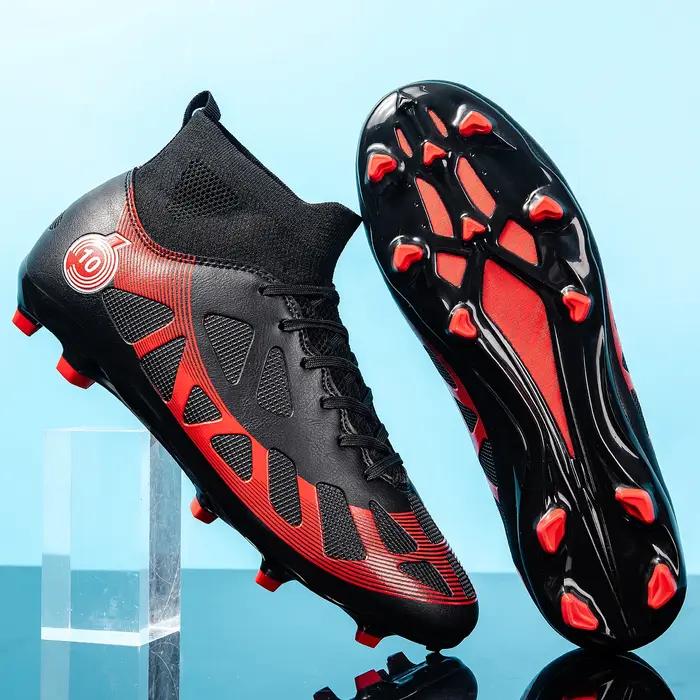 Chaussures de Football professionnelles pour hommes, bottes de sport montantes en plein air, Ag/Fg,