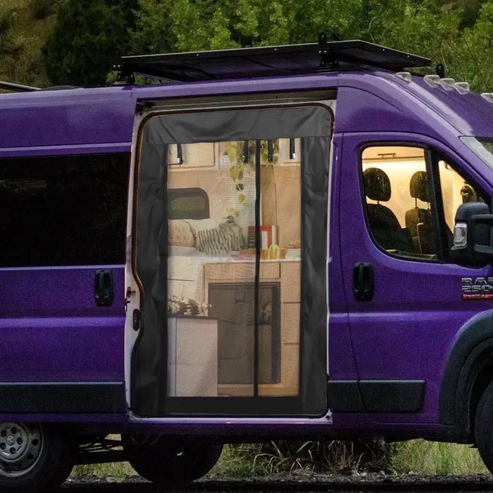 Moustiquaire pour Mercedes Benz Sprinter et Ford Transit MK8 Toit Haut Protection Anti-Insectes Haute Qualité Polyester Intimité Visibilité Écran Anti-Moustiques Installation Facile