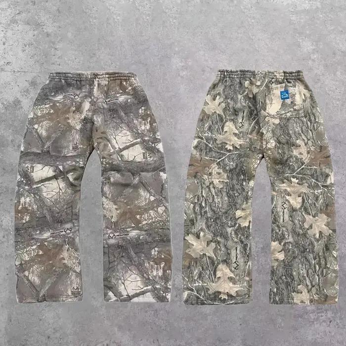 Pantalon baggy camouflage vintage sweatpants - Style streetwear chasse urbaine homme femme