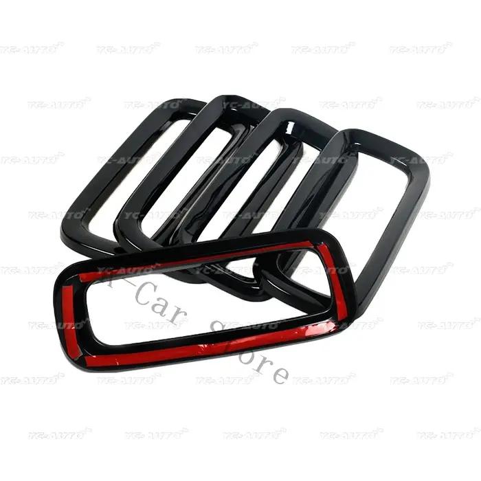 Inserts de calandre avant, 7 pièces, garniture de cadre de calandre de course pour Jeep Renegade 201
