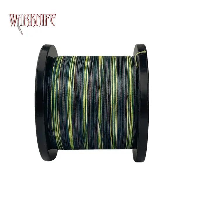 Warknife-Ligne de pêche tressée en fibre PE super puissante