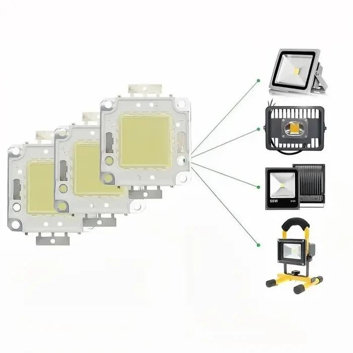 3 pcs/lot LED perles puce 10 W 20 W 30 W 50 W 100 W LED COB puce blanc chaud blanc de haute qualité