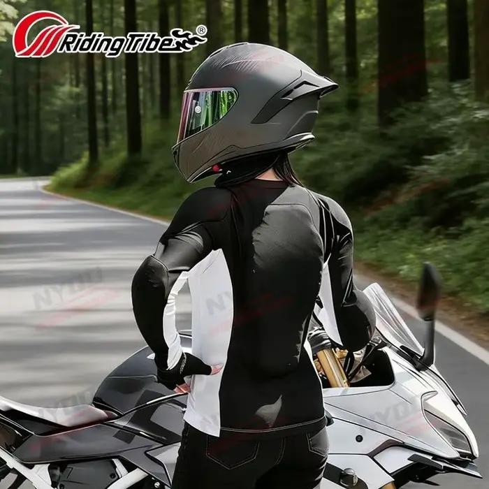 Veste de moto femme protection CE sécurité style été vert armée noir STREET GEAR JACKET