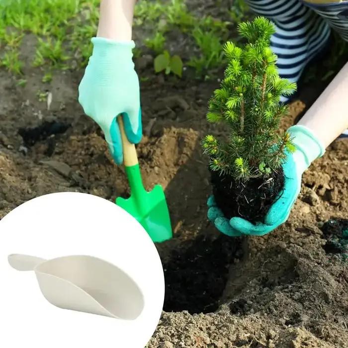 Pelle à sol de grande capacité, avec poignée ergonomique, outils manuels de jardinage pour Pot de je