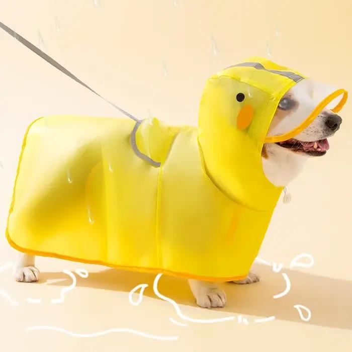 Combinaison imperméable tout-en-un pour Corgi, vêtements de pluie d'été pour chien, tenue de voyage