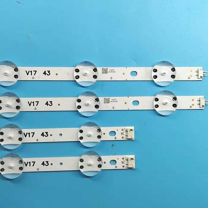 Bande de rétro-éclairage LED pour 43LJ614V 43LJ622V 43UJ675V 43UJ655V 43UJ670V 43UJ651V 43LV340C 43L