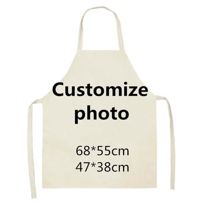 Tablier de cuisine avec Photo personnalisée pour femmes et hommes