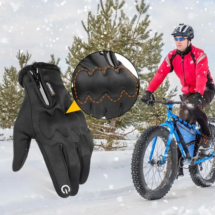 Gants de chasse thermiques hiver écran tactile anti-vent imperméables randonnée ski équipement