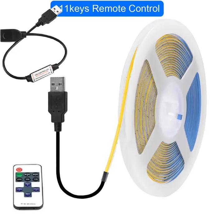 Bande lumineuse LED COB PCB 5V 3mm