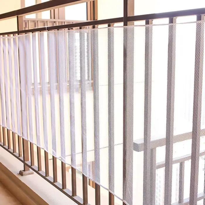 Filet de sécurité pour escaliers et balcons en polyester épais pour enfants, clôture de pont et barrière de sécurité pour animaux, utilisation intérieure et extérieure