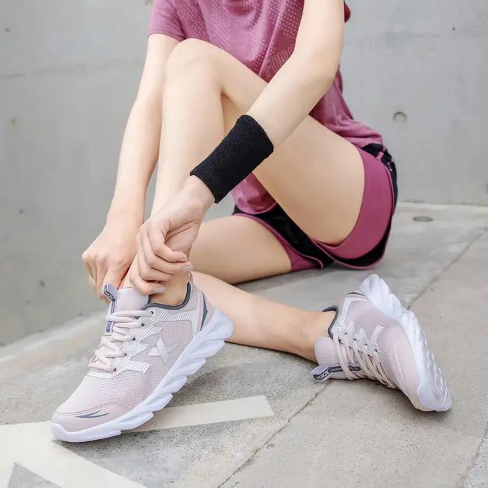 Xtep – chaussures de course blanches pour femmes, baskets de sport décontractées résistantes à l'usu