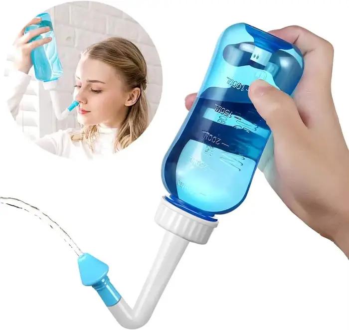 Nettoyeur de lavage du nez professionnel, irrigateur Nasal, bouteille de rinçage, protecteur, évite