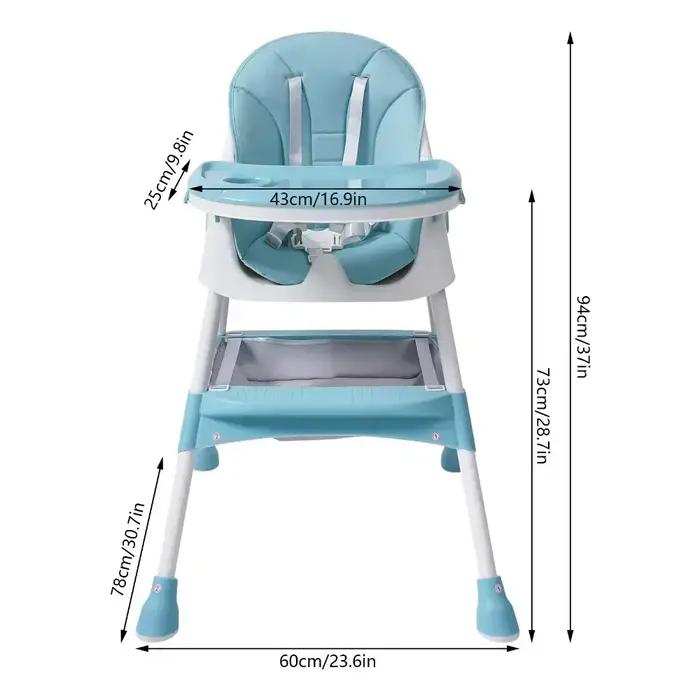 Chaise haute pour bébé, adaptée dès la naissance, chaise haute pour enfant avec plateau, chaise haut